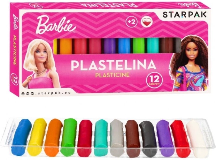 Plastiline Barbie 12 kleuren
