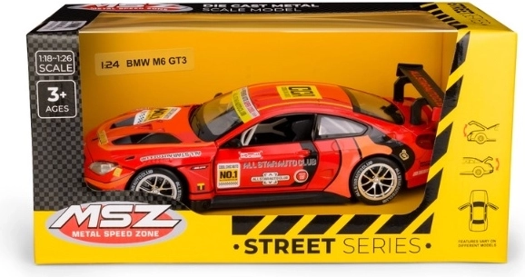 Verzamelmodel BMW M6 GT3 op schaal 1:24, rood