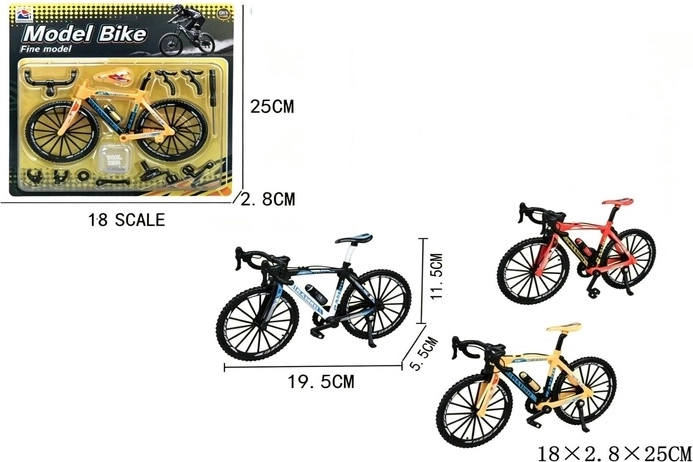 Metalen kinderfiets