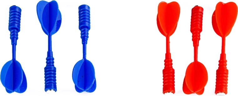 Veilige magnetische pijltjes zonder scherpe punten