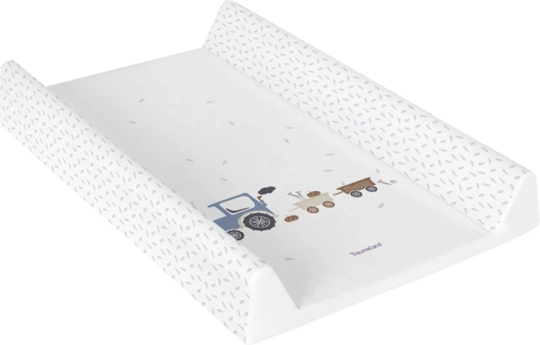 Träumeland verschoonmat Little Farm blauw 50 × 70 cm
