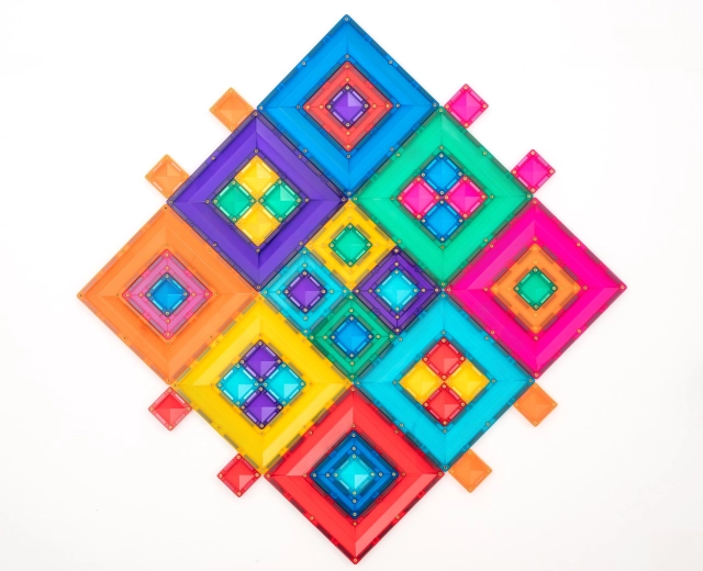 Transparante kleuren die creativiteit stimuleren