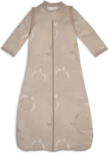Lodger slaapzak met afneembare mouwen matcha beige 86/98