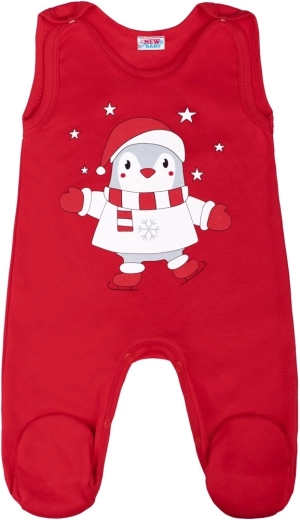Katoenen romperpakje New Baby Winter Penguin 80 (9–12 m)