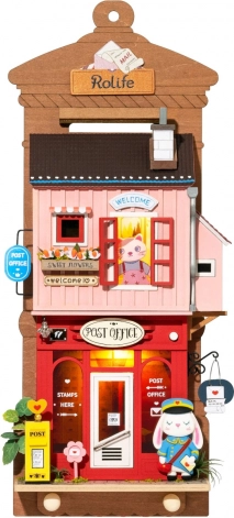 Miniatuurmodel postkantoor om op te hangen