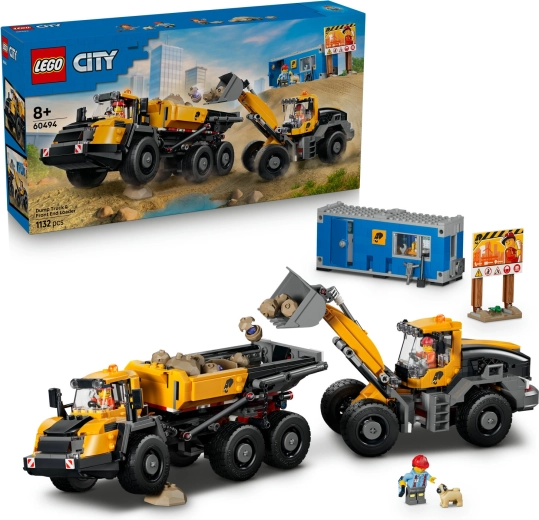LEGO City Kiepwagen en wiellader