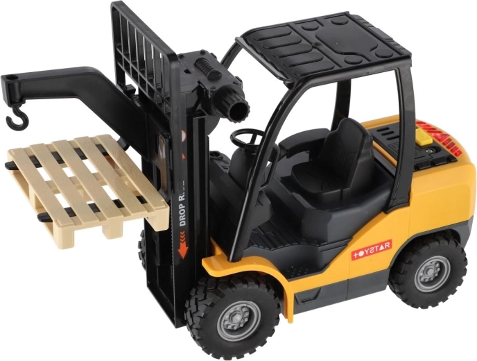 Heffende vorken en pallet