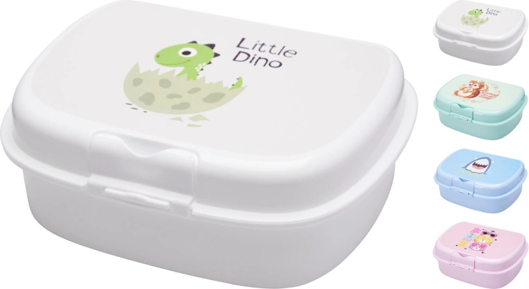 Lunchbox met kliksluiting en print, 1 l