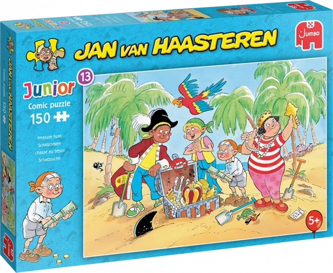 Jumbo-puzzel Jan van Haasteren Junior: Schattenjacht 150 stukjes