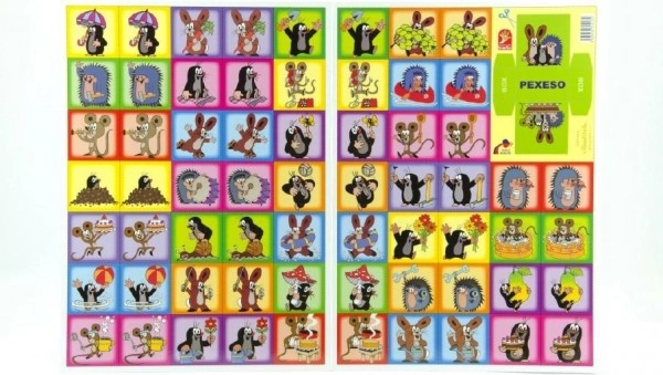 Memoryspel KRTEČEK – uitknipbaar geheugenspel, 32 kaartjes