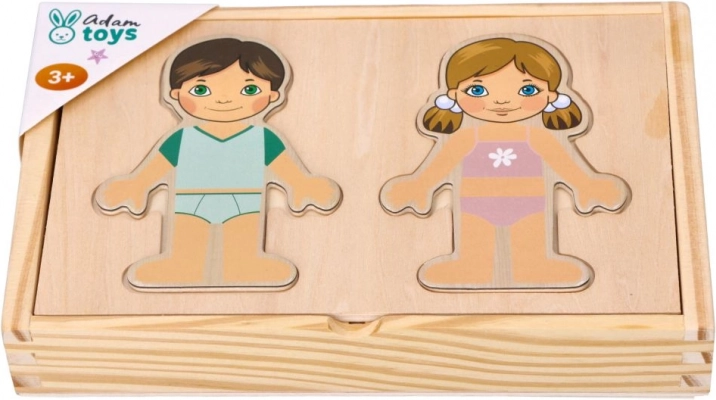 Magnetische aankleedpuzzel Kinderen van de wereld