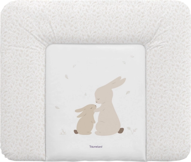 Träumeland verschoonmat Hophop Bunny beige 75 × 85 cm