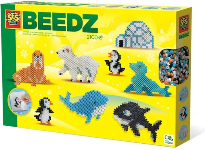SES Creative Beedz strijkkralen arctische dieren