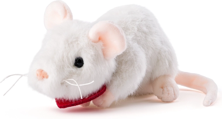 Muis Tiny pluchen knuffel 17 cm