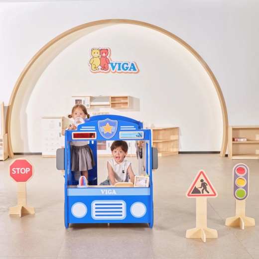 Verkeersborden en leren door te spelen