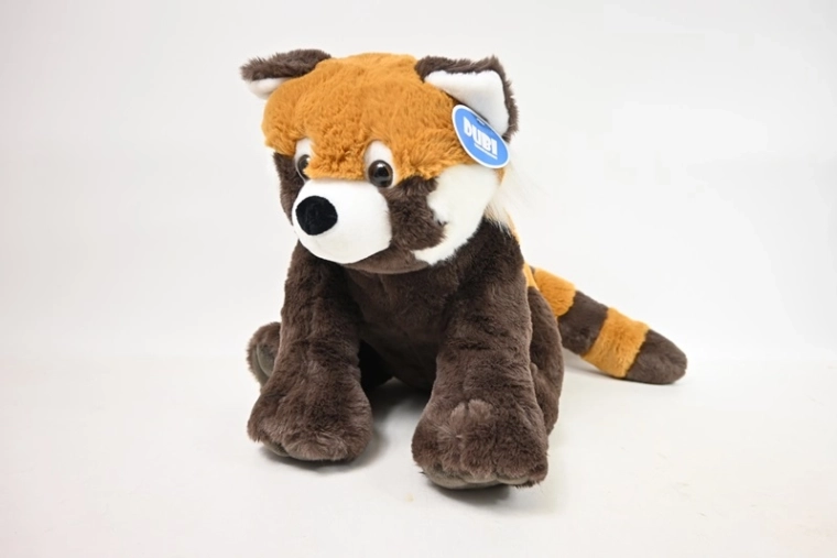Pluchen rode panda 36 cm