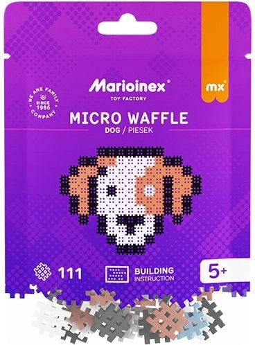 Marioinex Micro Waffle blokjes – hond (111 stuks)