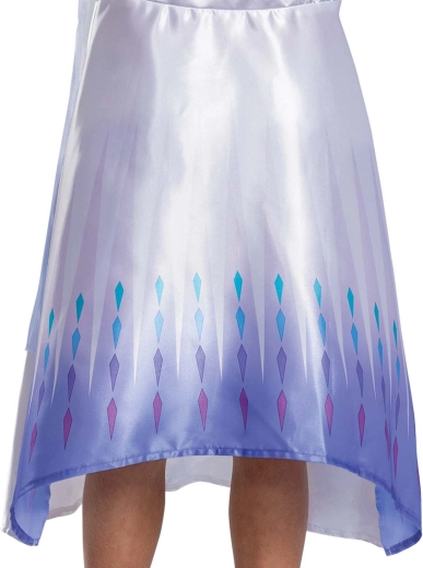 Glanzende rok met subtiele print