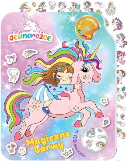 Mijn eenhoorns kleurboek met stickers 2 Magische kleuren