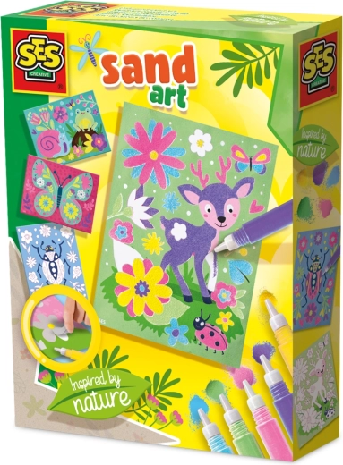 Sand Art leuk inkleuren – natuur