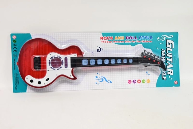 Kinder elektrische gitaar in blisterverpakking