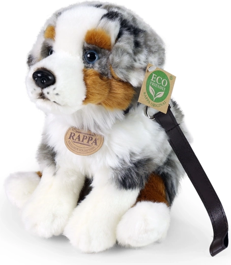 RAPPA pluchen Australische herder zittend 27 cm ECO-FRIENDLY