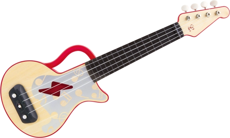 Hape Leer met lichtgevend rood ukelele