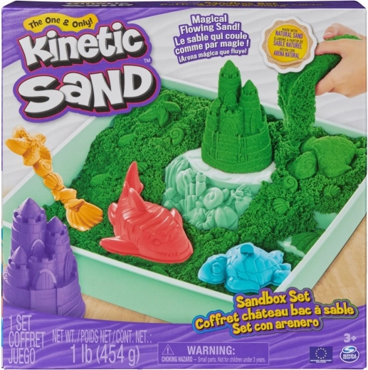 Kinetic Sand – groene tafelset met dienblad