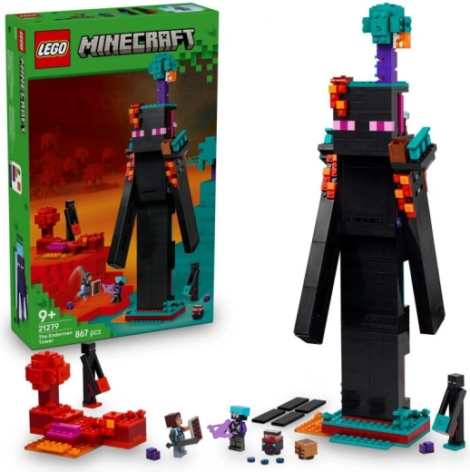 LEGO Minecraft Basis van Plunderaars en Vernietiger bouwset