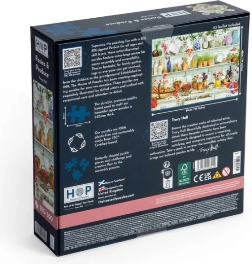 Hoogwaardige afwerking van House of Puzzles