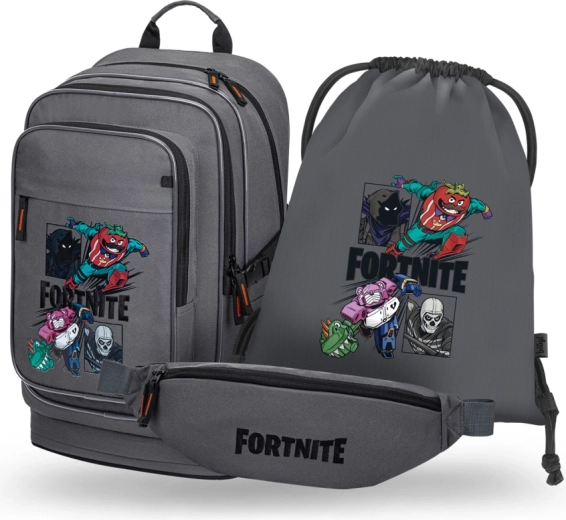 Schoolset Baagl Cubic Fortnite Squad 3-in-1: rugzak, zakje en heuptas (GRS)