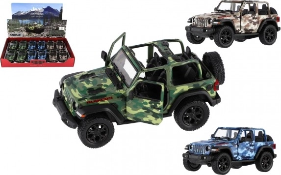 Auto Jeep Wrangler Camo editie metaal/plastic 13 cm