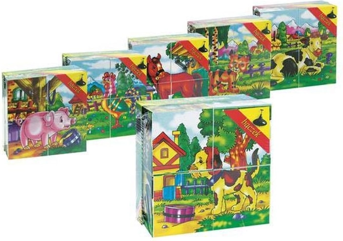 Mini afbeeldingsblokjes met dieren