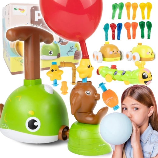 ballonwerper opgeblazen vis