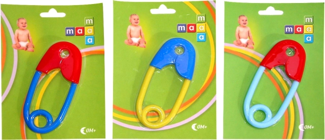 Rammelaar veiligheidsspeld voor baby’s