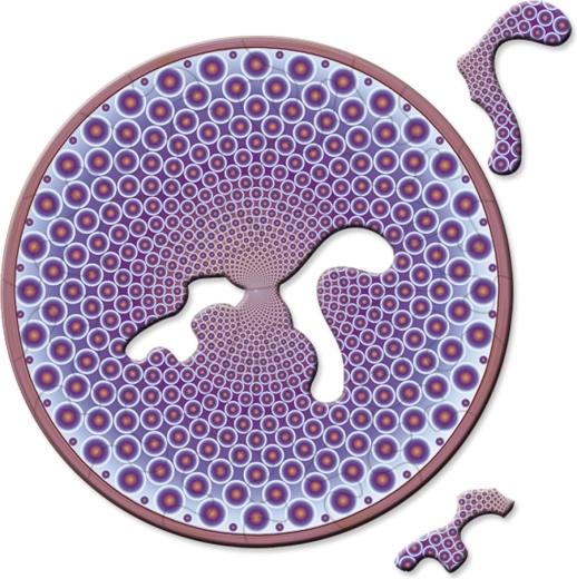 Curiosi ronde mini-puzzel Picoli Body, 33 stukjes