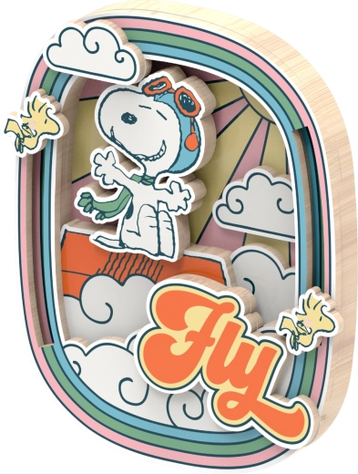 Kleurrijke gelaagde 3D-decoratie