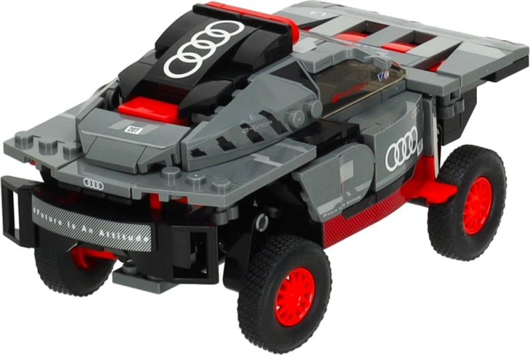 Getrouw model van een Audi-raceauto