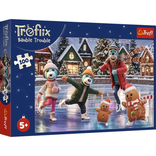 Feestelijke afbeelding van 100 stukjes