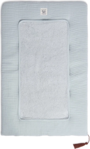 Funnababy mousselinen verschoonmat Dove Grey 50 × 80 cm