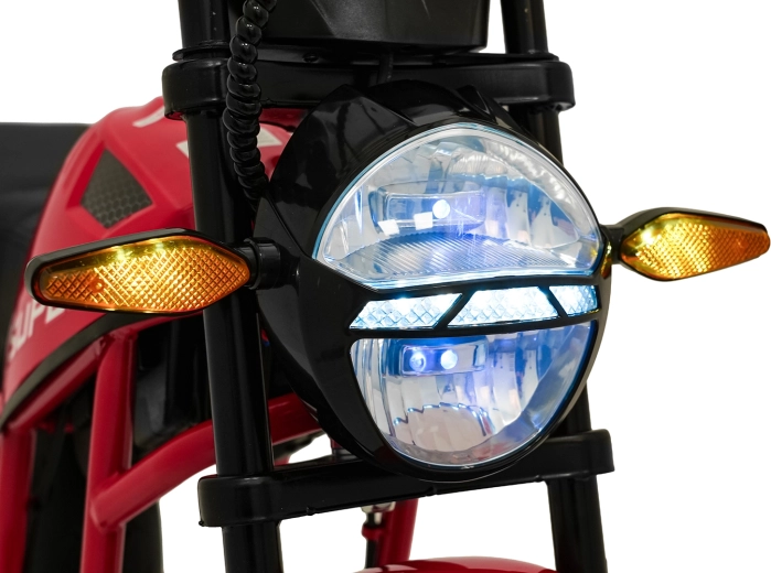 LED-koplampen en verlicht dashboard