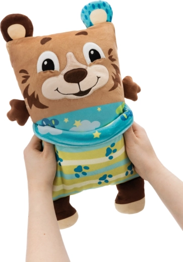 Zijdezacht pluche om te knuffelen en slapen