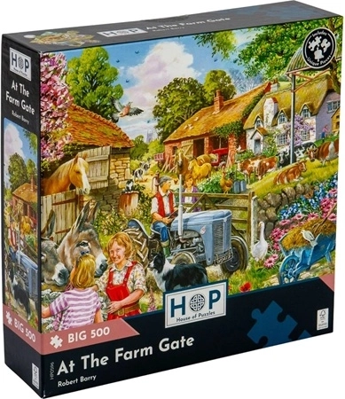 500 grote stukjes voor comfortabel puzzelen