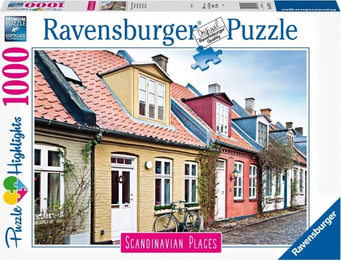 Puzzel 1000 stukjes Scandinavische stad 2