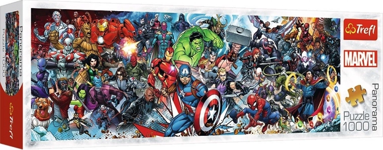Panoramische puzzel Marvel The Avengers 1000 stukjes