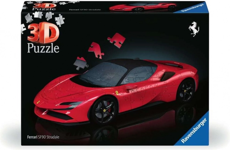 3D-puzzel Ferrari SF90 Stradale van Ravensburger, 108 stukjes