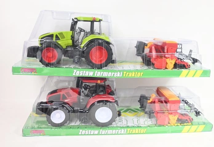Tractor met aankoppelbaar landbouwwerktuig
