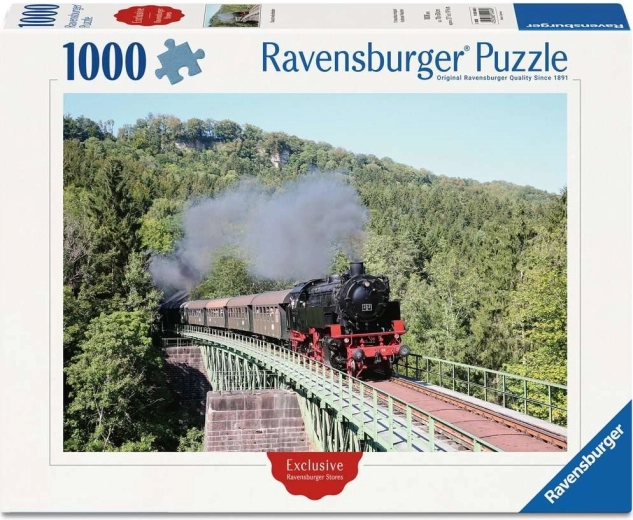 Ravensburger puzzel historische spoorweg Sauschwänzlebahn 1000 stukjes