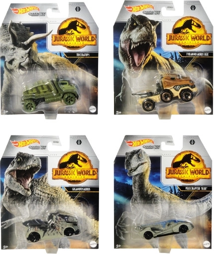 Hot Wheels Jurassic World – gestileerde auto