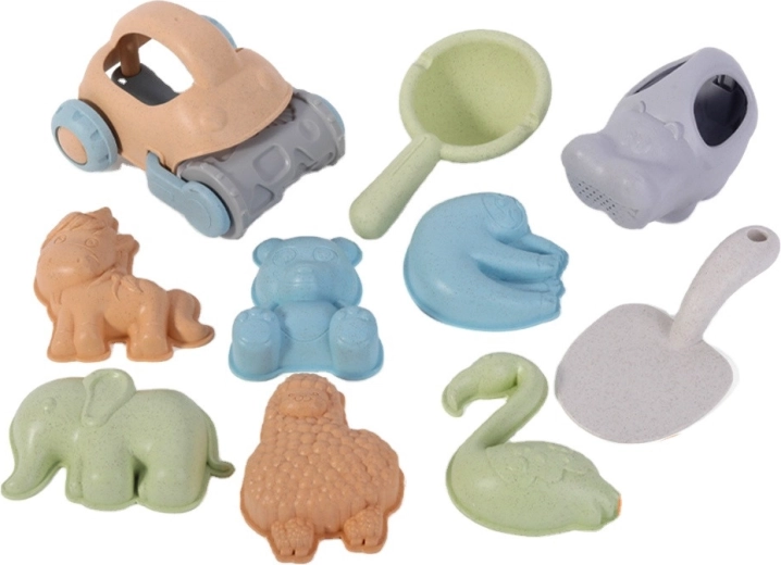 Creatief spelen met vormpjes en tools